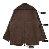 JOURNAL STANDARD LUXE ヘリンツィードジャケット 定価44000円 テーラード ブラウン レディース ジャーナルスタンダード ラックス【中古】5-0920T♪
