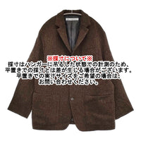 JOURNAL STANDARD LUXE ヘリンツィードジャケット 定価44000円 テーラード ブラウン レディース ジャーナルスタンダード ラックス【中古】5-0920T♪