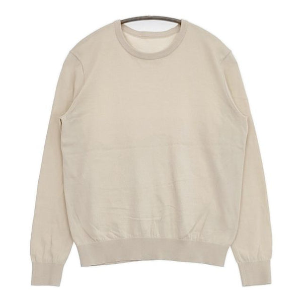 Morris&Sons MS-4238 コットン セーター ニット ベージュ レディース モリスアンドサンズ【中古】5-0714M∞