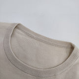 Morris&Sons MS-4238 コットン セーター ニット ベージュ レディース モリスアンドサンズ【中古】5-0714M∞