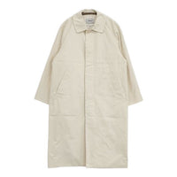 YAECA 63502 コットンナイロン スタンダード ステンカラーコート ライトベージュ L.BEIGE レディース ヤエカ【中古】5-0927M∞
