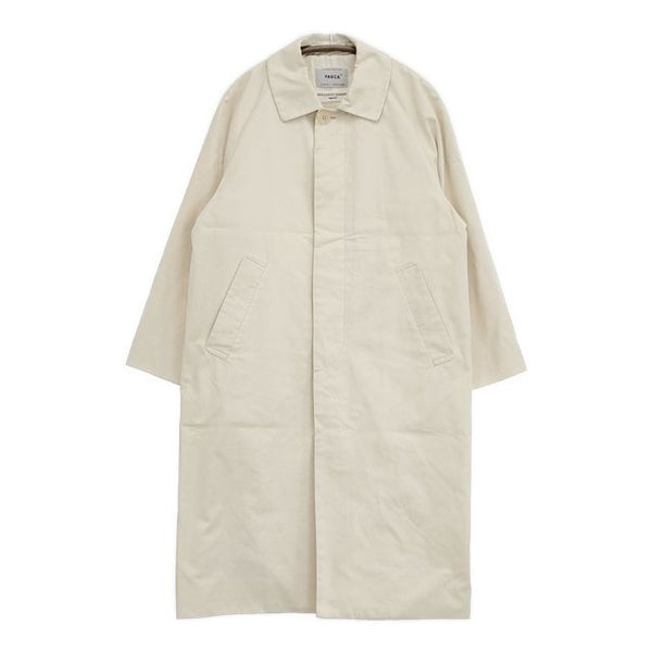 YAECA 63502 コットンナイロン スタンダード ステンカラーコート ライトベージュ L.BEIGE レディース ヤエカ【中古】5-0927M∞