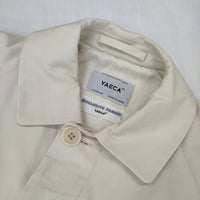 YAECA 63502 コットンナイロン スタンダード ステンカラーコート ライトベージュ L.BEIGE レディース ヤエカ【中古】5-0927M∞