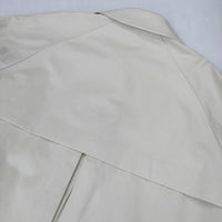 YAECA 63502 コットンナイロン スタンダード ステンカラーコート ライトベージュ L.BEIGE レディース ヤエカ【中古】5-0927M∞
