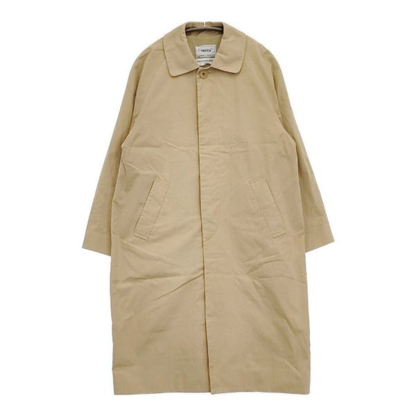 YAECA 69501 コットンナイロン スタンダード ステンカラーコート ベージュ KHAKI レディース ヤエカ【中古】5-0927M∞