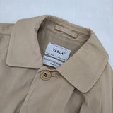 YAECA 69501 コットンナイロン スタンダード ステンカラーコート ベージュ KHAKI レディース ヤエカ【中古】5-0927M∞