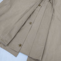 YAECA 69501 コットンナイロン スタンダード ステンカラーコート ベージュ KHAKI レディース ヤエカ【中古】5-0927M∞