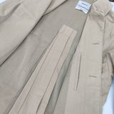 YAECA 69501 コットンナイロン スタンダード ステンカラーコート ベージュ KHAKI レディース ヤエカ【中古】5-0927M∞