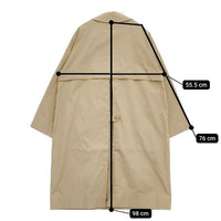 YAECA 69501 コットンナイロン スタンダード ステンカラーコート ベージュ KHAKI レディース ヤエカ【中古】5-0927M∞