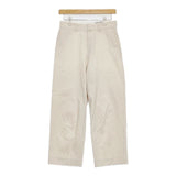 YAECA チノクロス チノパンツ ベージュ レディース ヤエカ【中古】5-0714G∞