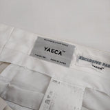 YAECA チノクロス チノパンツ ベージュ レディース ヤエカ【中古】5-0714G∞