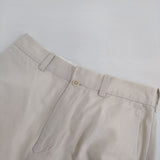 YAECA チノクロス チノパンツ ベージュ レディース ヤエカ【中古】5-0714G∞