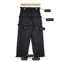 YAECA 草木染め チノクロス 62604 チノパンツ KUSAKI NAVY ネイビー レディース ヤエカ【中古】5-0714G∞