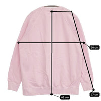 Charpentier de Vaisseau コットン トレーナー スウェット ピンク レディース シャルパンティエドゥヴェッソ【中古】5-0714M∞