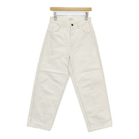 CIOTA COTTON TWILL 5 POCKET PANTS 定価29700円 PTLM-122-SB ジーンズ デニムパンツ オフホワイト レディース シオタ【中古】5-0830G∞
