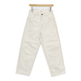CIOTA COTTON TWILL 5 POCKET PANTS 定価29700円 PTLM-122-SB ジーンズ デニムパンツ オフホワイト レディース シオタ【中古】5-0830G∞