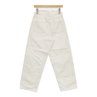 CIOTA COTTON TWILL 5 POCKET PANTS 定価29700円 PTLM-122-SB ジーンズ デニムパンツ オフホワイト レディース シオタ【中古】5-0830G∞