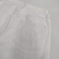 CIOTA COTTON TWILL 5 POCKET PANTS 定価29700円 PTLM-122-SB ジーンズ デニムパンツ オフホワイト レディース シオタ【中古】5-0830G∞