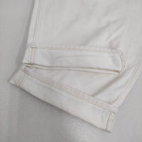 CIOTA COTTON TWILL 5 POCKET PANTS 定価29700円 PTLM-122-SB ジーンズ デニムパンツ オフホワイト レディース シオタ【中古】5-0830G∞