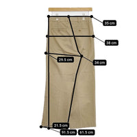 YAECA チノクリーズドパンツ 60601 チノパンツ KHAKI ベージュ レディース ヤエカ【中古】5-0714G∞