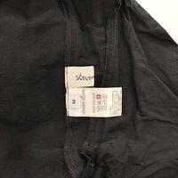 Steven Alan 8226-242-0595 リネンコットン 七分袖 サイズM ワンピース ネイビー レディース スティーブンアラン【中古】5-0606S△