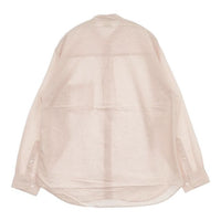 Steven Alan BEL&CO STRIPE BAND COLLAR SHIRT バンドカラー ストライプ  長袖シャツ ピンク メンズ スティーブンアラン【中古】5-0714M∞