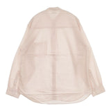 Steven Alan BEL&CO STRIPE BAND COLLAR SHIRT バンドカラー ストライプ  長袖シャツ ピンク メンズ スティーブンアラン【中古】5-0714M∞