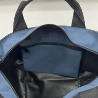 Herve Chapelier 1027N ナイロン舟型トートM トートバッグ ブルーグレー レディース エルベ・シャプリエ【中古】5-0605G◎