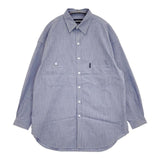 AUBERGE コットン サイズ40 長袖シャツ ブルー メンズ オーベルジュ【中古】5-1019M∞