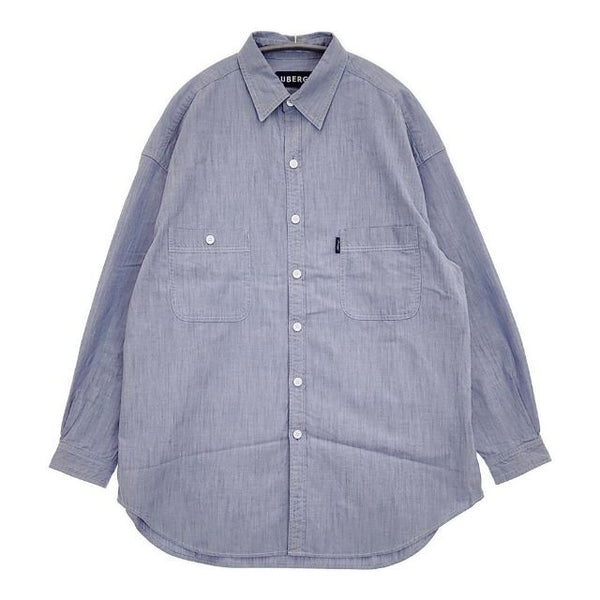 AUBERGE コットン サイズ40 長袖シャツ ブルー メンズ オーベルジュ【中古】5-1019M∞