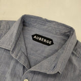 AUBERGE コットン サイズ40 長袖シャツ ブルー メンズ オーベルジュ【中古】5-1019M∞