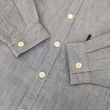 AUBERGE コットン サイズ40 長袖シャツ ブルー メンズ オーベルジュ【中古】5-1019M∞