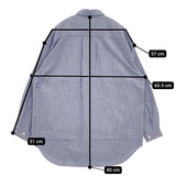 AUBERGE コットン サイズ40 長袖シャツ ブルー メンズ オーベルジュ【中古】5-1019M∞