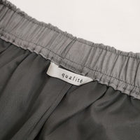 qualite ストレッチ素材 3244-00-50005 イージースラックス パンツ グレー レディース カリテ【中古】5-0714G∞