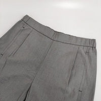 qualite ストレッチ素材 3244-00-50005 イージースラックス パンツ グレー レディース カリテ【中古】5-0714G∞