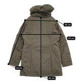 CAPEHORN 新品 Yamana 定価72600円 32506 22W サイズ46 ダウンコート 22AW カーキ レディース ケープホーン【中古】5-1210A♪