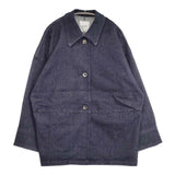 CLANE 新品 DENIM OVER JACKET 定価30800円 16103-0512 デニムジャケット 24SS ネイビー レディース クラネ【中古】5-0927M∞