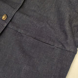 CLANE 新品 DENIM OVER JACKET 定価30800円 16103-0512 デニムジャケット 24SS ネイビー レディース クラネ【中古】5-0927M∞