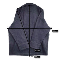 CLANE 新品 DENIM OVER JACKET 定価30800円 16103-0512 デニムジャケット 24SS ネイビー レディース クラネ【中古】5-0927M∞