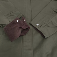 anuke 未使用品 Twill Soutiencollar Coat 38 定価24200円 62420002 ステンカラーコート 24AW カーキ レディース アンヌーク【中古】5-0920T♪