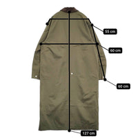 anuke 未使用品 Twill Soutiencollar Coat 38 定価24200円 62420002 ステンカラーコート 24AW カーキ レディース アンヌーク【中古】5-0920T♪