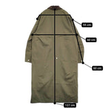 anuke 未使用品 Twill Soutiencollar Coat 38 定価24200円 62420002 ステンカラーコート 24AW カーキ レディース アンヌーク【中古】5-0920T♪