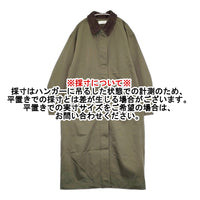 anuke 未使用品 Twill Soutiencollar Coat 38 定価24200円 62420002 ステンカラーコート 24AW カーキ レディース アンヌーク【中古】5-0920T♪