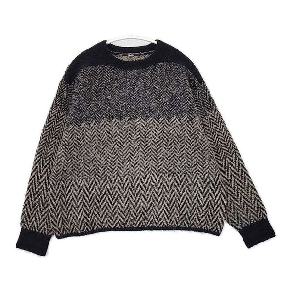 Pal'las Palace アルパカウール kpo-2894d tb セーター ニット ネイビー ベージュ レディース パラスパレス【中古】5-0921T∞