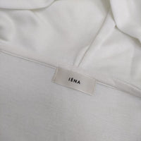 IENA ダンボールニットジップアップフーディ 定価19800円 24070900960010 パーカー 24SS ホワイト レディース イエナ【中古】5-0714M∞