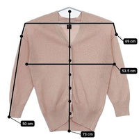 BATONER THE SUMMER KNIT TUNIC CARDIGAN サマーニットチュニックカーディガン BN-22SL-022 カーディガン ピンク レディース バトナー【中古】5-0619M∞