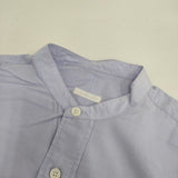 COMOLI バンドカラーシャツ X01-02002 定価28600円 サイズ1 長袖シャツ ブルー メンズ コモリ【中古】5-0830M∞