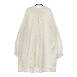 OUTIL CHEMISIER FELINES コットン サイズ1 ジャガード 長袖 ワンピース アイボリー レディース ウティ【中古】5-0715M△