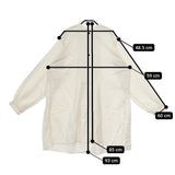 OUTIL CHEMISIER FELINES コットン サイズ1 ジャガード 長袖 ワンピース アイボリー レディース ウティ【中古】5-0715M△