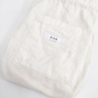 kina キナ pon pon pochette ポンポン ポシェット 巾着バッグ オフホワイト レディース【中古】5-0802G∞